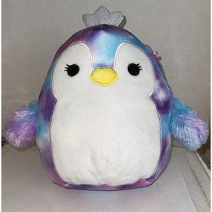 Squishmallow Tamara The Purple Penguin Kelly Toy 8” EUC￼ Was Shelf Sitter